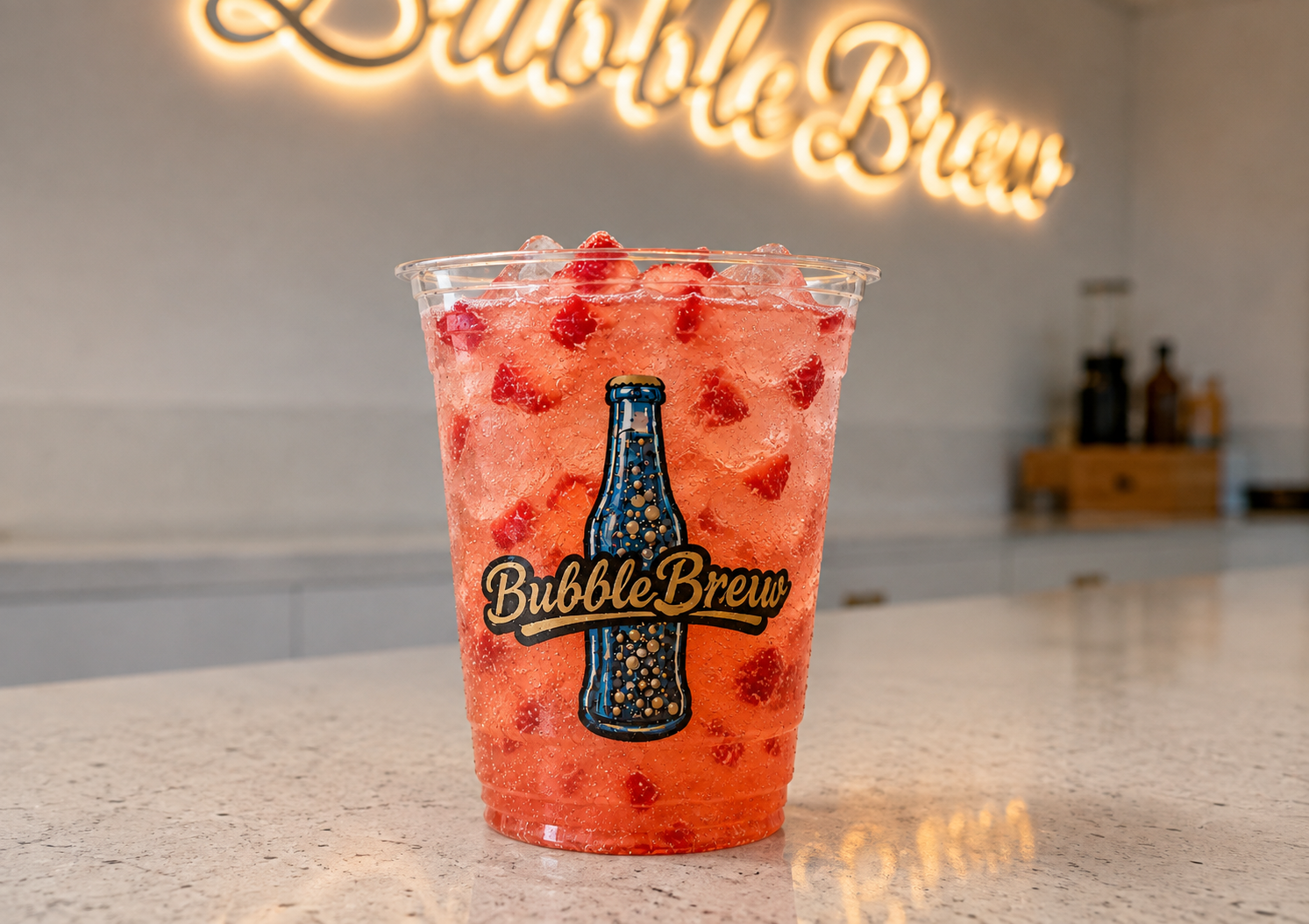 BubbleBrew Ryatt signature soda